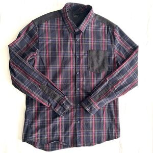 7 Diamonds Men’s Long Sleeve Button Down Shirt